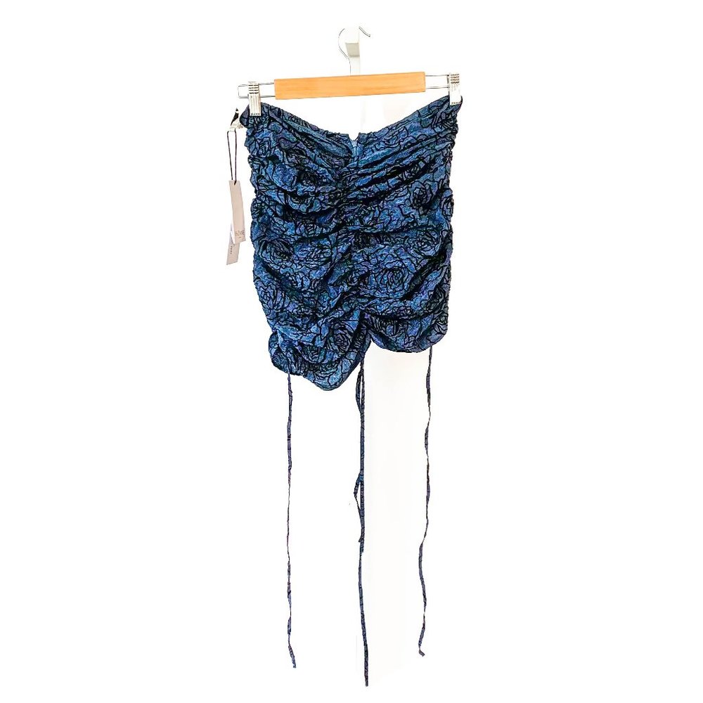 JH-ZANE Navy Rose Pina Skirt Set